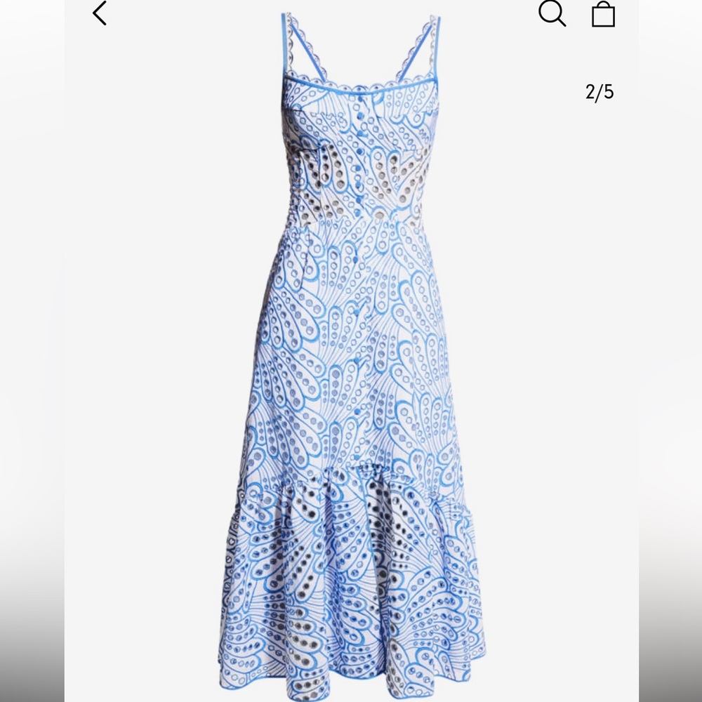 CHARO RUIZ IBIZA Irene Long Embroidered Corset Dress - Picture 2 of 7